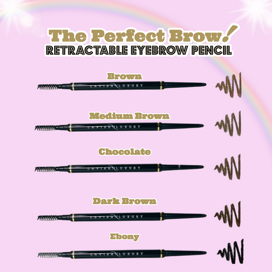 Medium Brown - Ultra Fine Waterproof Retractable Eyebrow Pencil
